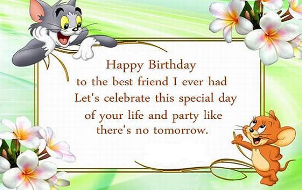 Happy Birthday Quotes for best Friend