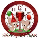 Happy new year greeting cards