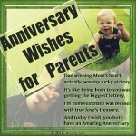 Marriage anniversary wishes to parents