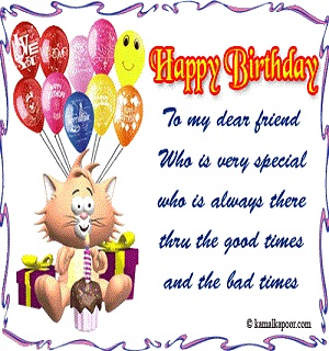 Happy Birthday Wishes for Friends in English