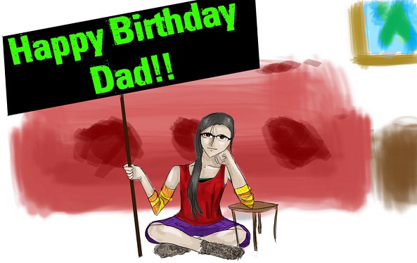 Happy Birthday messages for dad from daughter