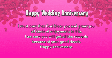 Wedding Anniversary Wishes for a Couple