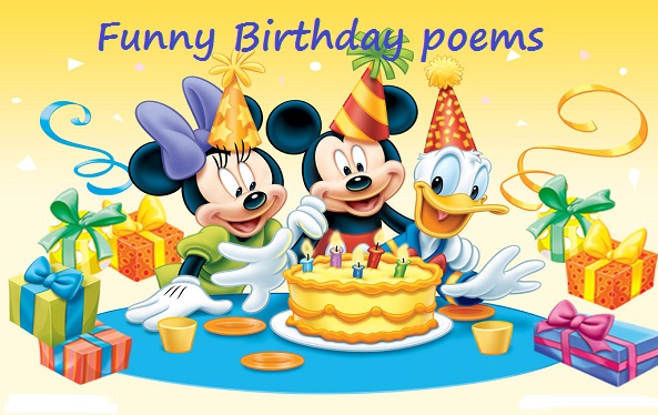 Funny Birthday poems for Friends in English