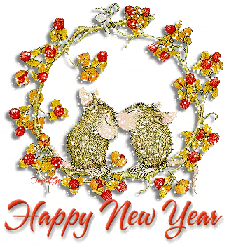 Happy new year greeting cards