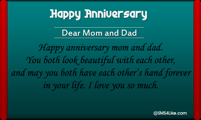 Featured image of post Happy Anniversary To Mom And Dad Wishes