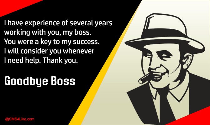 Farewell Messages to Boss