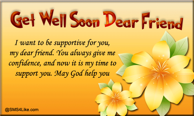Get Well Soon Messages for Friend