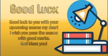 Good Luck Wishes for Exams